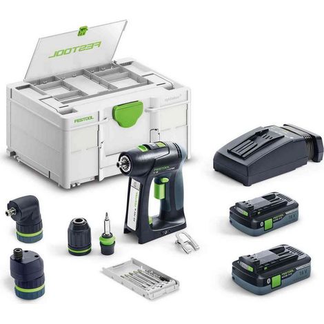 FESTOOL Akku-Bohrschrauber C 18 HPC 4,0 I-Set - 577617