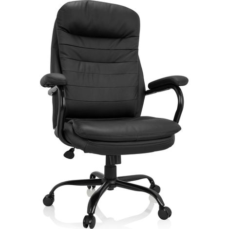 Bürostuhl / Chefsessel RELAX XXL B PU schwarz hjh OFFICE