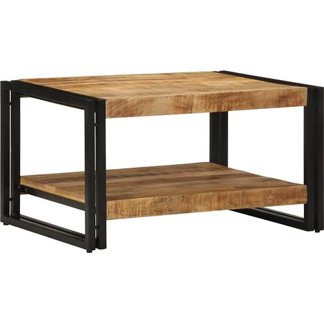 Maison Exclusive - Couchtisch 70x50x38 cm Raues Massivholz Mango (1/5)