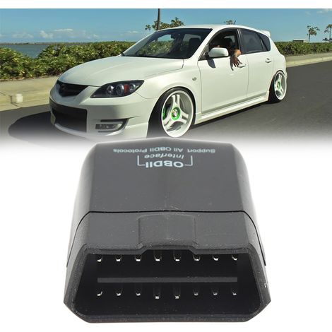 Outil de diagnostic automobile OBD2 Bluetooth 5.1 double mode ELM327 V1.5 avec 9 protocoles et puce 25K80. (1/5)