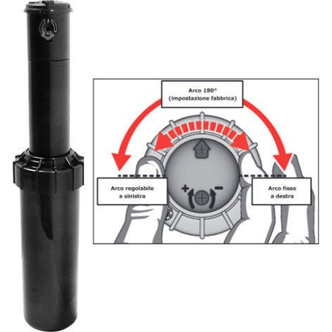 IRRIGATORE POPUP DINAMICO A TURBINA IRRITROL 550R-SC 3/4" SLIP CLUTCH (10922)