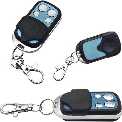 Télécommande de porte universelle, pack de 4 télécommandes buzzer 12V 433MHz pour alarme de porte de garage 4 canaux (1/5)