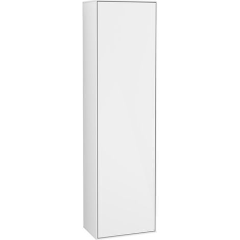 Finion, Colonne, 418 x 1516 x 270 mm, Angolare, modello sospeso, In legno, Laccato Bianco Lucido (1/2)