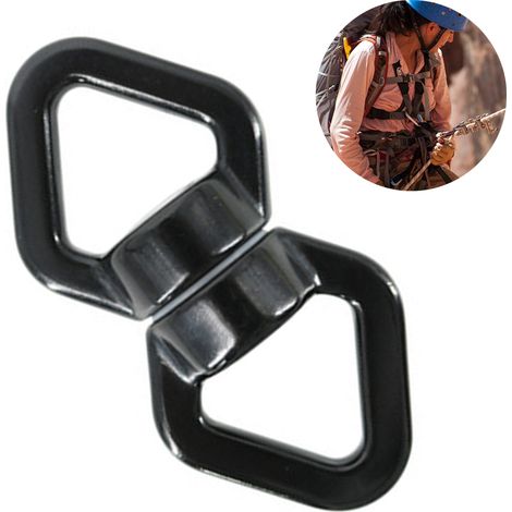 Dispositif de rotation de sécurité Micro Rotator, accessoire de suspension pour l'escalade, hamac suspendu, balançoire à toile, danse aérienne, balançoire pour enfants. (1/4)
