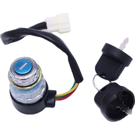 Motorcycle ignition switch accessories, three-position electric start, three-wire ignition lock, golf cart ignition switch (1/5)