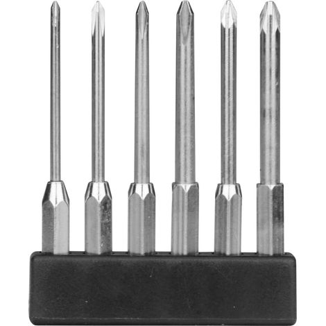 Donau Elektronik MBS71 Bit-Set 6teilig Kreuzschlitz Phillips, Kreuzschlitz Pozidriv