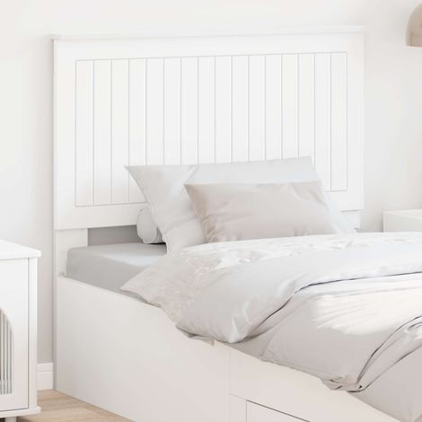 Tête de lit avec tête de lit Blanc 100 cm Bois d'ingénierie vidaXL