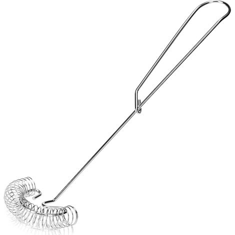 Fouet spiralé en acier inoxydable – Accessoire de cuisine pratique – Fouet à sauce pratique pour remuer (1 pièce – Fouet spiralé) (1/5)