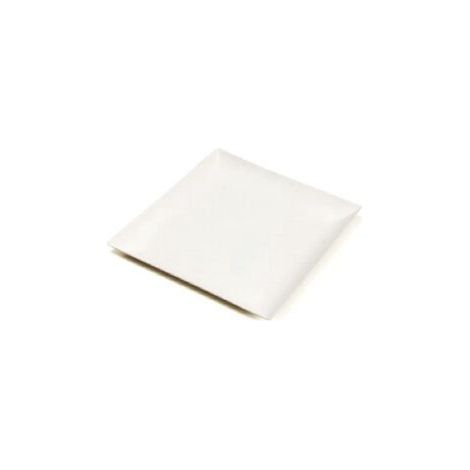 Assiette jetable Komodo 9x9 cm en cellulose - 50 pièces - Ecobioshopping (1/2)