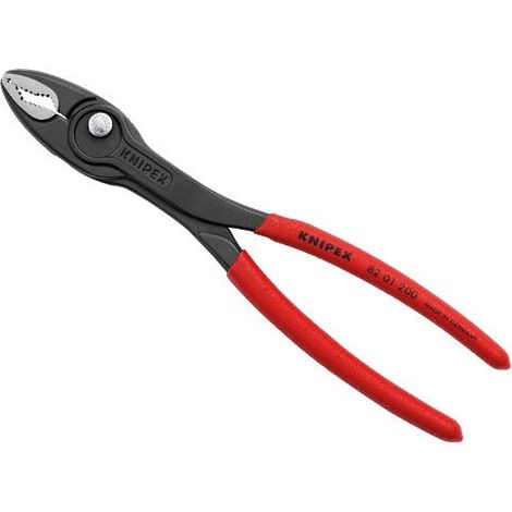 Pinza regolabile con manico antiscivolo e presa frontale e laterale professionale Twingrip8201 KNIPEX