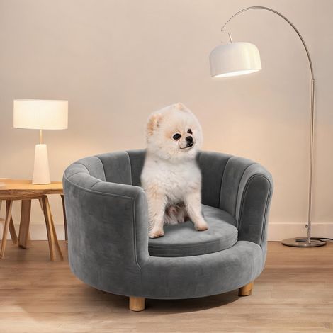 Couchage pour chien en polyester mousse 65 x 64 x 37 cm (1/5)