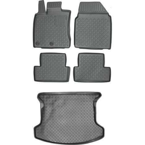 Ensemble de tapis de sol et de coffre pour Nissan Qashqai I Crossover (2007-2013). (1/5)