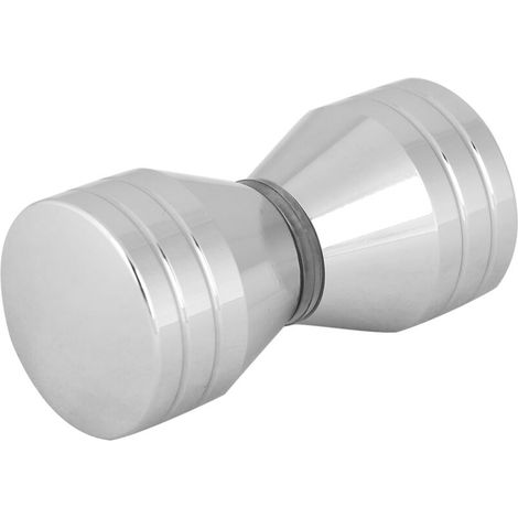 Quincaillerie de poignée de traction en alliage d'aluminium, pour poignée de traction chromée pour la maison, salle de bain, douche, quincaillerie de porte en verre 2 (1/5)