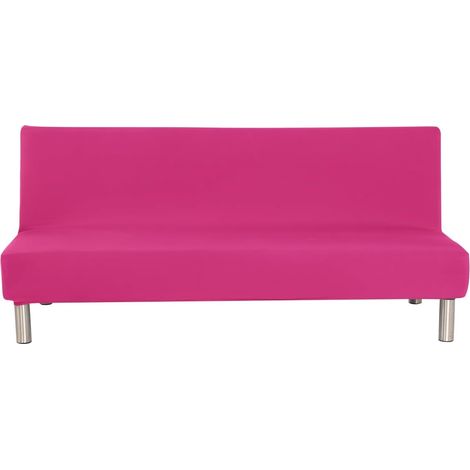 Armless Convertible Sofa Cover 80" x 50" Stretch Polyester Spandex 3 Seater Folding Sofa Slipcover for Armless Folding Sofa Bed (1/5)