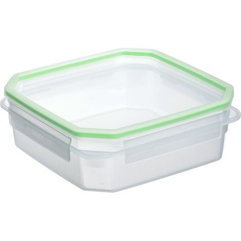 Boîte Alimentaire Plastique 1,3 L Clip Safe, 10,8 x 10,8 x 6,6 cm (1/5)