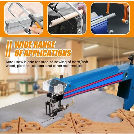 60 Pièces Lame De Scie À Chantourner 127mm Tpi 10/15/18/20/24 Lame De Scie À Chantourner En Acier Au Carbone Durable Avec Ergot Pour Couper Le Bois Le Plastique Et Le Métal (1/4)