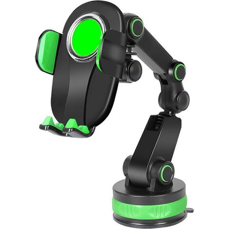 Support téléphone ventouse pare-brise tableau de bord, support air vent robuste adhésif fort, fixation smartphone stable. (1/4)