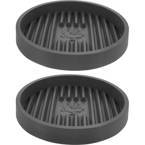 Support pour ventouse toilette en plastique avec tapis récupérateur gouttes pour un séchage rapide