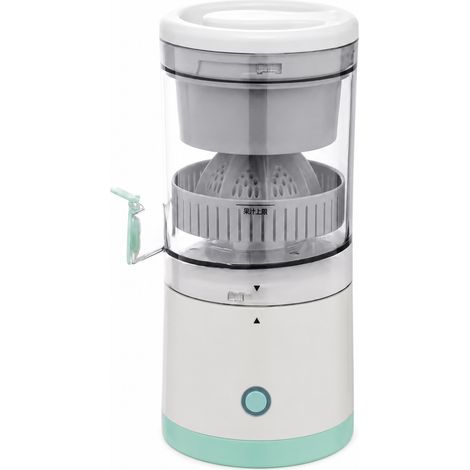 Presse-agrumes Électrique Portable Rechargeable, 3,7 V, Vert et Blanc (1/5)