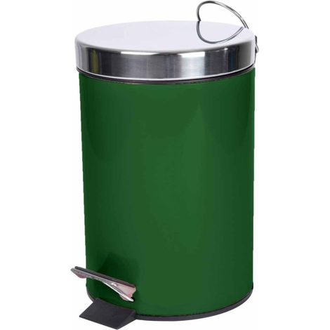 Poubelle à Pédale "Vitamine II" 3L Kaki (1/2)