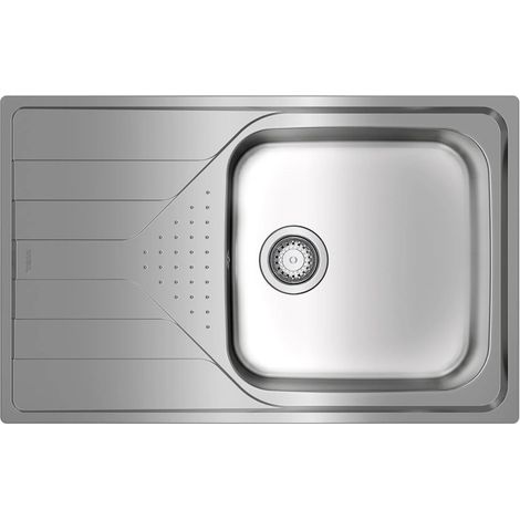 Fregadero de Cocina 1 Seno + Escurridor Teka Cuadrado 79 x 50 x 19 cm Fregadero de Acero Inoxidable (1/5)