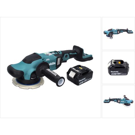 Makita DPO 600 G1 Pulidora excéntrica a batería 18 V 150 mm XPT Brushless + 1 batería de 6,0 Ah - sin cargador (1/5)