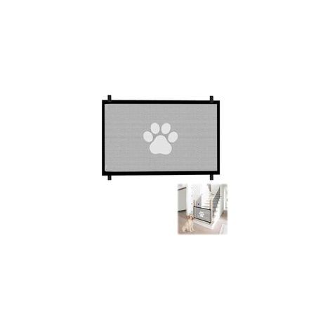 Barrière Escalier Chien, Portable Barrière de Sécurité pour Enfant et Animaux, Barriere Chien sans Percage pour Escaliers, Couloirs, Porte (180 78 cm, Noir) (1/5)