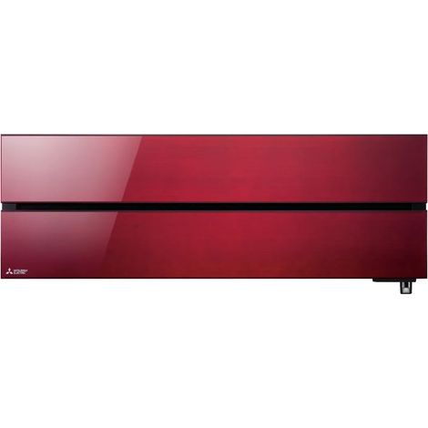 Mitsubishi Electric - Unità interna 12.000 condizionatore inverter MSZ-LN gas R32 - Modello: Kirigamine - Colore: Rosso Rubino (N.B. Solo unità interna)