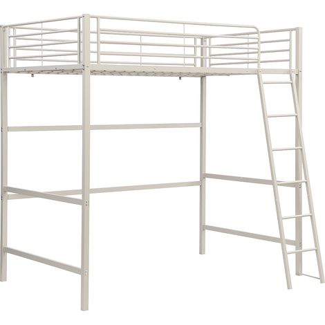 Lit mezzanine 120 x 190 cm – Métal – Beige – METARELO