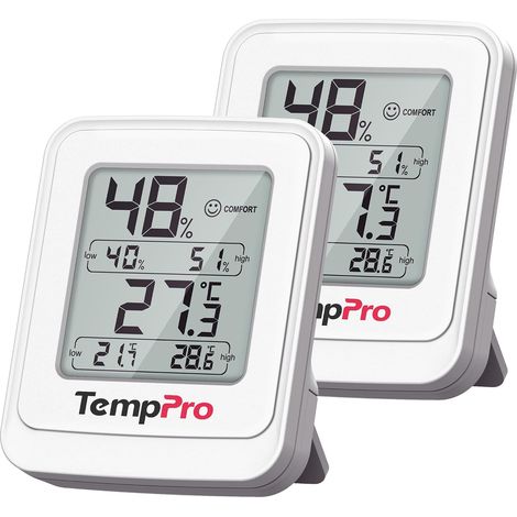 Thermo-hygromètre pour serre, thermomètre de jardin, lot de 2 (1/5)