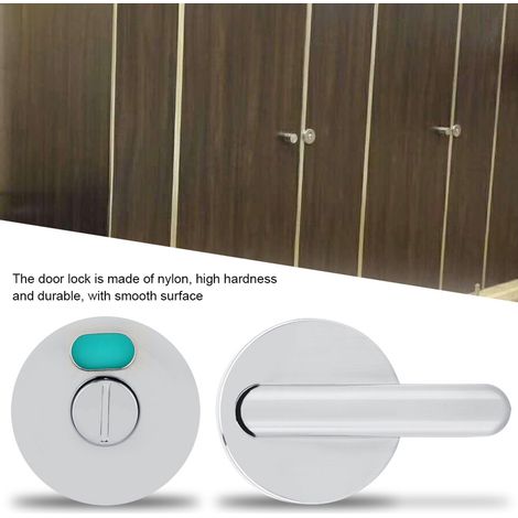 Indicateur de verrouillage de porte (vide/enclenché) pour toilettes et salle de bain (1/5)