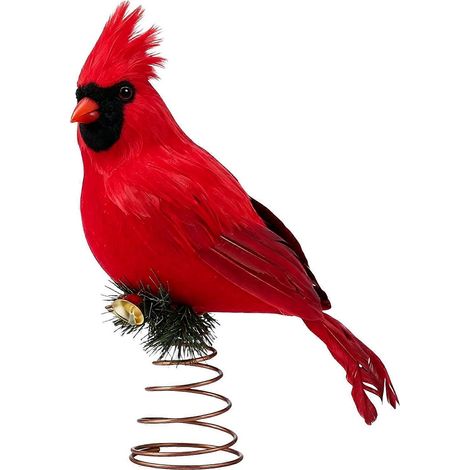 30 Cm rouge oiseau cime de sapin, à plumes avec printemps socle, pour hiver mariage décoration intérieure (1/5)