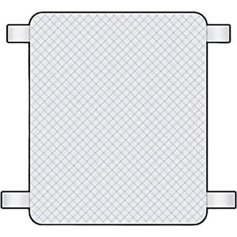 Housse de toit ouvrant – Protection imperméable contre la glace et la neige – Ajustement universel pour berlines et VUS – Tissu occultant 110 x 70 cm – Noir – Protection de toit de voiture pour (1/5)