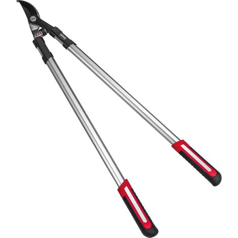 Ciseaux de Taille à Deux Mains Manche en Aluminium et Lame revêtue de Téflon 45 cm Coupe Bypass Capacité de Coupe de 38 mm Pour les Branches Vertes et Humides des Arbres et Arbustes (1/5)