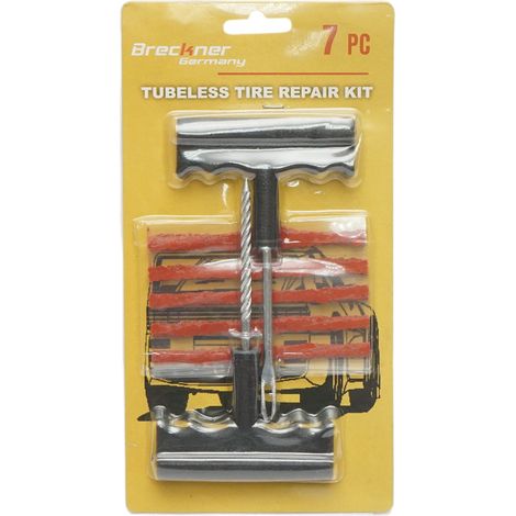 Kit di vulcanizzazione a freddo per pneumatici tubeless con cordoncini Breckner Germany (1/5)