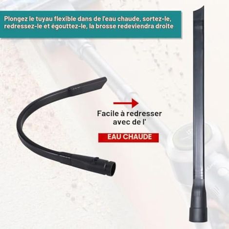 Lot de 4 Raccord de Accessoires avec Embout Flexible, Rallonge Tuyau Extensible, Fermeture de Commutateur et Adaptateur pour Dyson V15, V12, V11, V10, V8, V7 Aspirateur (1/3)
