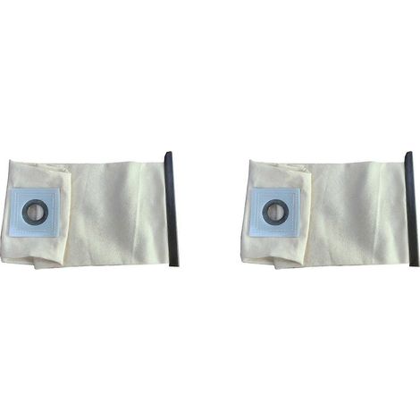Lot de 2 sacs en tissu lavables de rechange pour aspirateur Kärcher T10, T12, T10/1 et T12/1. (1/5)
