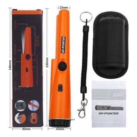 Hot Sale-Pinpointer Metal Detector, Metal Detector Metal Pinpointer Waterproof and Scanning Metal Pointer Detection Accessories IP66 Waterproof for Treasure Hunting, from DEBU (1/4)