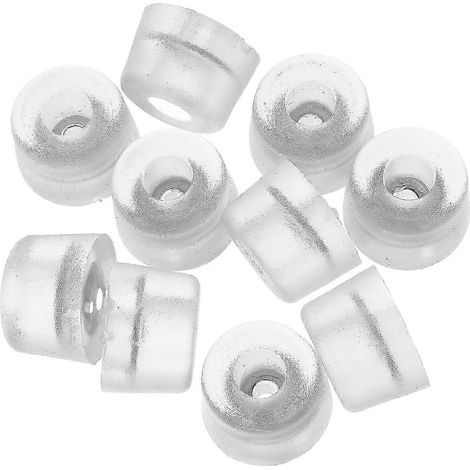 10 patins antidérapants transparents en silicone, compatibles avec les planches à découper, tables, bureaux, chaises et canapés. Patins de protection en silicone pour meubles, adaptés aux parquets. Ha (1/5)