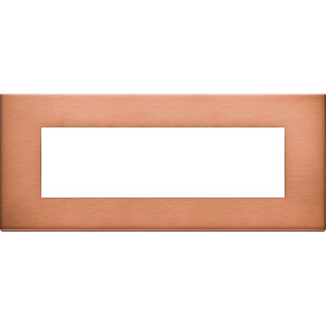 VIMAR - 22657.86 Placca 7M rame spazzolato