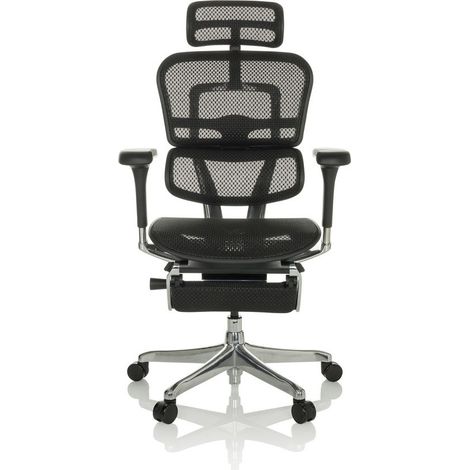 [GEBRAUCHT] B-Ware Hjh Office Ergohuman Plus Legpro I Netz Luxus Chefsessel Bürostuhl Drehstuhl236