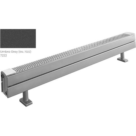 Radiateur chauffage central ACOVA - FASSANE Pack CLXD plinthe 2600W CLXD-029-250C7222 Umbra Grey RAL7022