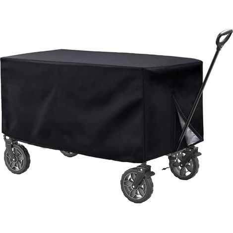 Oxford Fabric Trolley Cover, Rain Protection, Waterproof, UV Resistant, Dustproof, Foldable for Hand Trolley, Garden Trolley (97 x 22 x 24 cm) (1/3)