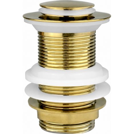 Válvula de Lavabo con Clapeta de Acero Inoxidable Dorado 42 mm (1/5)