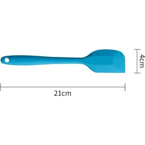 Lot de 5 grattoirs à pâte, spatules en silicone avec noyau métal résistant à la chaleur, antiadhésifs, ustensiles de cuisine polyvalents (1/4)