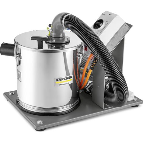 KARCHER Aspirateur Industriel IVR-B 20 8 99894170 Triphase, Moteur de 0.8 kW, Cuve de 20 L en Inox, Classe Poussiere M, Poids de 32 kg, Garantie 2 ans