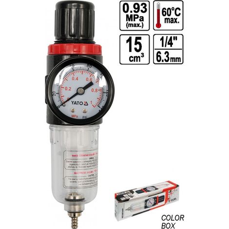 Reduzierstück mit Filter und Manometer 1/4 - YT-2382 (1/3)