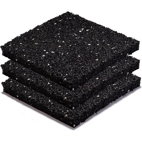 Soporte de baldosas de caucho 150x150x20mm - por 32 piezas (1/5)