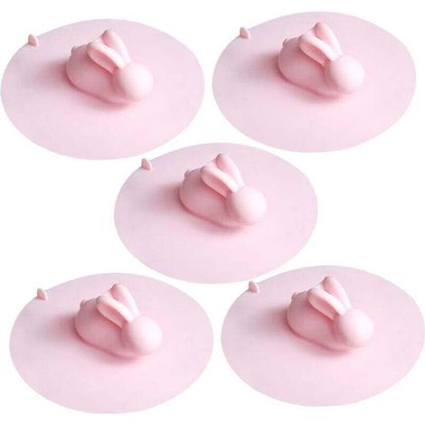 Crezuo Badewannenstöpsel, Zubehör für Waschbeckenabläufe, 5er-Pack (1/4)