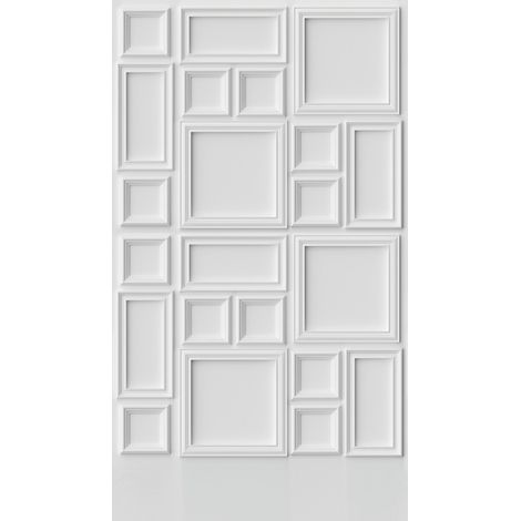 Panoramique Trompe l'oeil Blanc The Wall 3 A.S. Création (1/3)